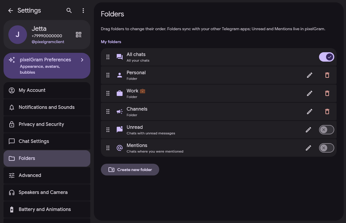 Folders