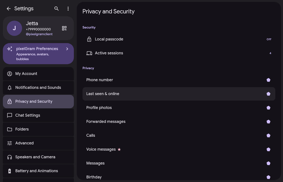 Privacy